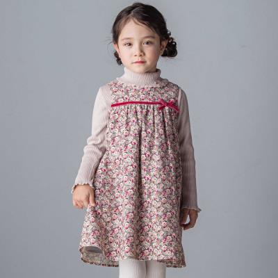 【日本製】【お揃い】リバティ(Leila)シャツコールジャンパースカート(90~140cm)