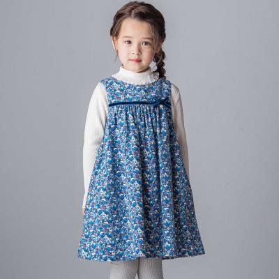 【日本製】【お揃い】リバティ(Leila)シャツコールジャンパースカート(90~140cm)