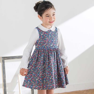 【日本製】【お揃い】リバティプリント（PETAL & DAISY） ジャンパースカート(90～140cm)