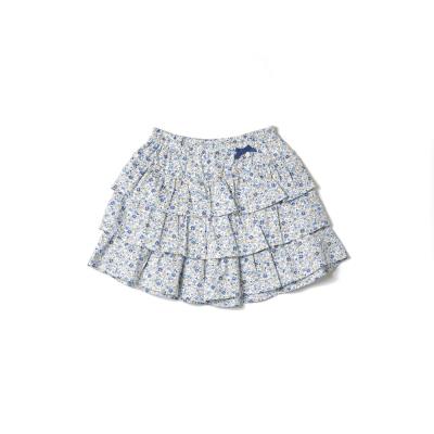 卸売 日本製 リバティプリント(Hannah Rose) 花柄 フリル キュロット パンツ