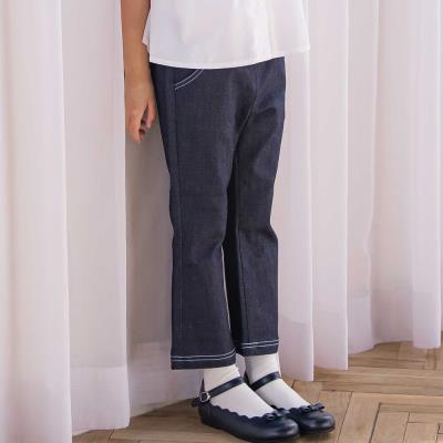 フロント2つボタン ラメデニムパンツ(100~140cm)