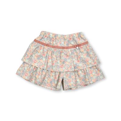 【お揃い】【日本製】リバティ(Michelle)シャツコールキュロットパンツ(90～140cm)