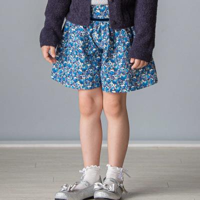 【日本製】【お揃い】リバティ(Leila)シャツコールキュロット(90~140cm)