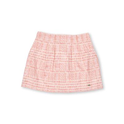 【お揃い】dutelラメチェックスカート(100~130cm)