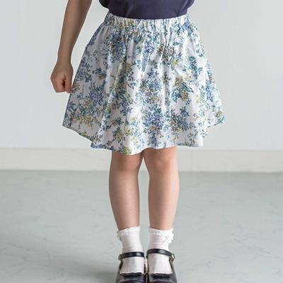 【お揃い】リバティ(Celine)ナイロンリップストップﾟインナーショーツ付きスカート(90～140cm)