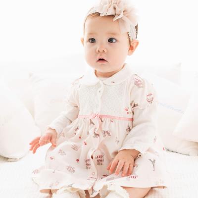 スムースパリマルシェワンピース(70~90cm)(S(70-80cm) ピンク系