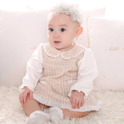 【お揃い】ツイードジャガードワンピース(70~90cm)