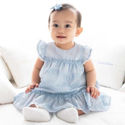 綿フリルレースブルマ付きワンピースベビー(70~90cm)