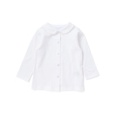 レーシー天竺丸襟長袖ブラウスベビー(70~90cm)