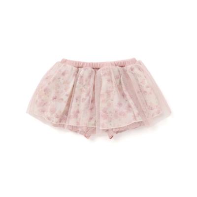 【お揃い】チュールフラワースカートブルマ(60~90cm)