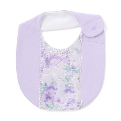 【お揃い】オーガンジー花柄プリントスタイ