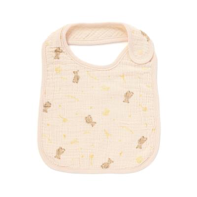 【お揃い】ガーゼアニマルプリントスタイ