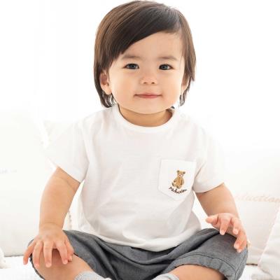 ルウちゃん刺しゅう半袖Tシャツベビー(70~90cm)