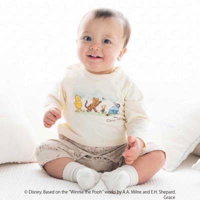 【お揃い】【クラシックプー】カバーオール(70~80cm)