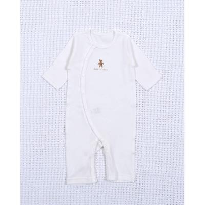 【 日本製 】 コットン 40/- フライス カバーオール (60~80cm)