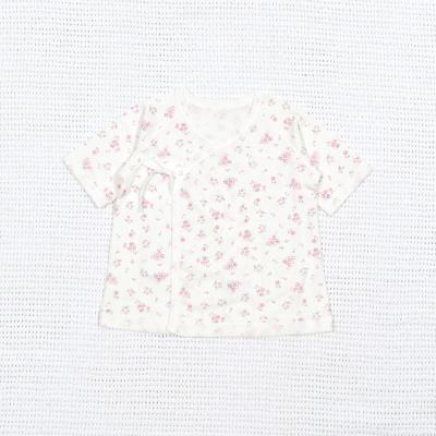 【 日本製 】コットンフライス短肌着(50~60cm)