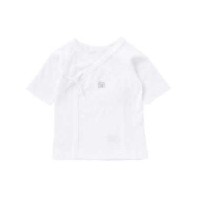 【日本製】【お揃い】フライス短肌着(50~60cm)