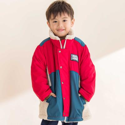 タフタｘボア異素材配色マウンテンパーカー(90~130cm)