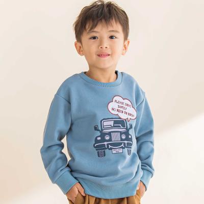 TC裏毛車パッチ刺しゅうトレーナー(80~130cm)