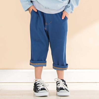 6分丈デニムニットパンツ(80~130cm)