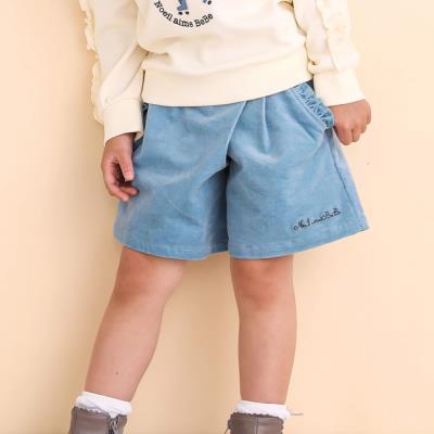 ストレッチコールラップキュロットパンツ(90~130cm)