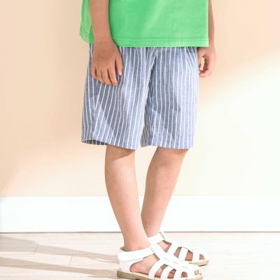 【お揃い】チェック柄ボーダー柄ハーフパンツ(90~130cm)