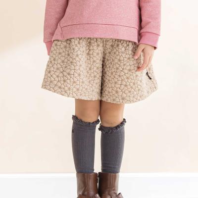 【お揃い】花柄ふくれJQキュロットパンツ(90~130cm)