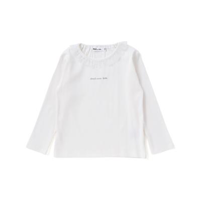フリル襟テレコ長袖Tシャツ(80~130cm)