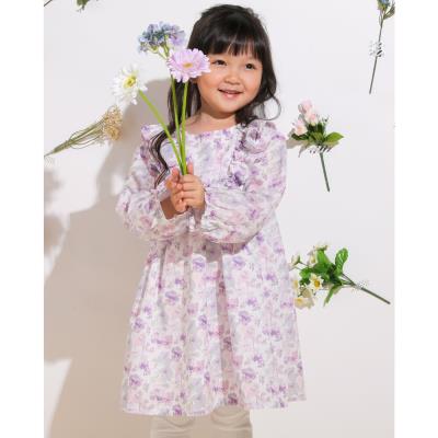 新品新作　JoJoMamanBebe  花柄　ワンピース　86cm