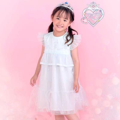 【スラプリ】ラメチュールフレアワンピース(80~130cm)