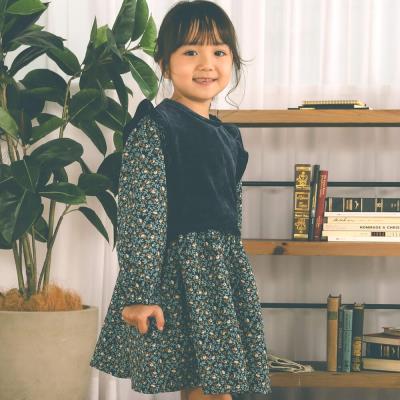 女の子BEBE 女の子 130サイズ ニットワンピ スカート 2点セット