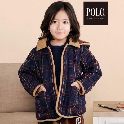 【POLO BCS(ポロ・ビーシーエス)×SLAP SLIP】フード付きキルトアウター(80~130cm)
