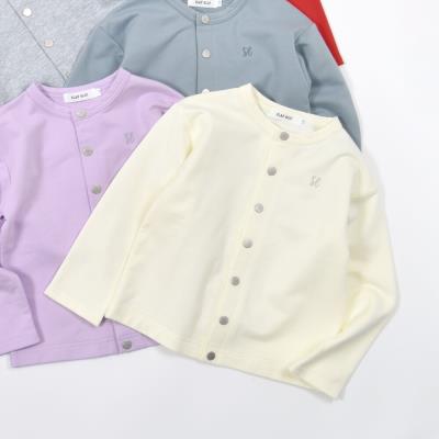 【WEB限定/スララク】ずっと一軍！スナップボタンカーディガン(100~160cm)