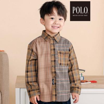 【POLO BCS(ポロ・ビーシーエス)×SLAP SLIP】切り替えシャツ(80~130cm)