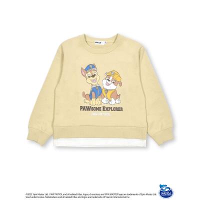 【PAW PATROL(パウ・パトロール)×SLAP SLIP】キャラクターペアプリント長袖トレーナー(90~130cm)