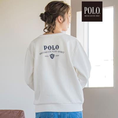 【POLO BCS(ポロ・ビーシーエス)×SLAP SLIPコラボ】【お揃い】胸刺しゅうバックプリントトレーナー
