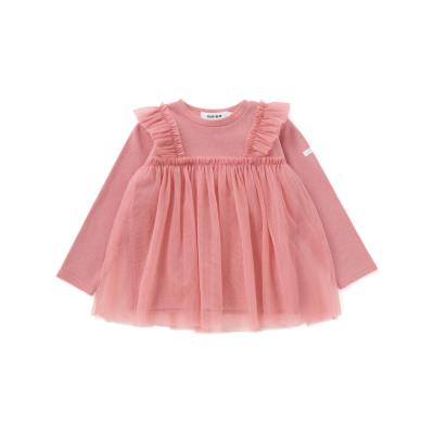 ふんわりチュールビスチェドッキングトレーナー(80~130cm)