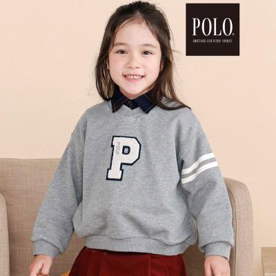 【POLO BCS(ポロ・ビーシーエス)×SLAP SLIP】フェルトワッペントレーナー(80~130cm)