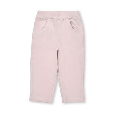 【SEAL限定商品】 アニマルウサギユニコーンリボンモチーフミラノリブ7分丈パンツ(80~120cm)/グレー(リボン)/SLAP SLIP トップス