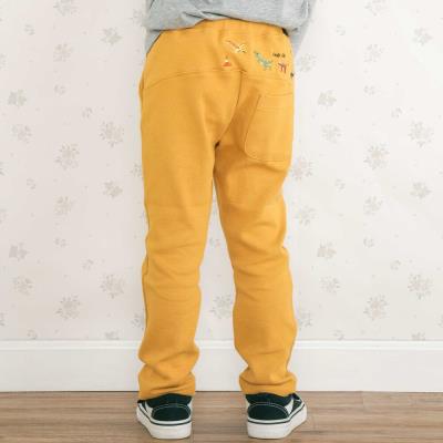 恐竜はたらくくるまおしり刺しゅうテーパードパンツ(80~120cm)