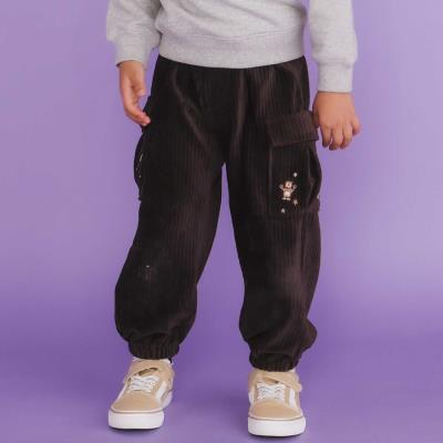 ロケット＆ロボットポケット刺しゅうニットコールカーゴパンツ(80~130cm)