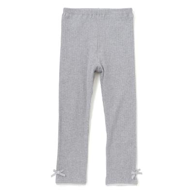 裾レースリボンレギンス(80~130cm)