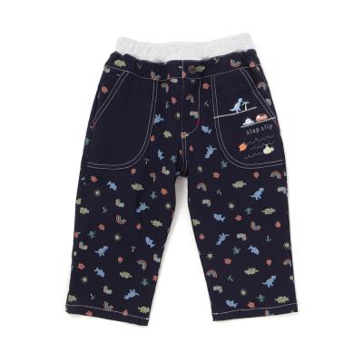 恐竜海の生き物総柄7分丈パンツ(80~130cm)