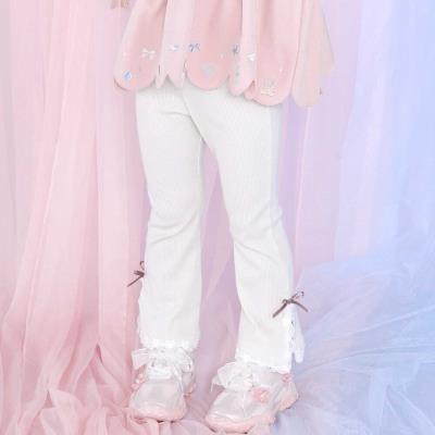 裾ハートレースフレアレギンス(80~130cm)