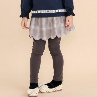チェック柄スカラップスカッツ(80~130cm)