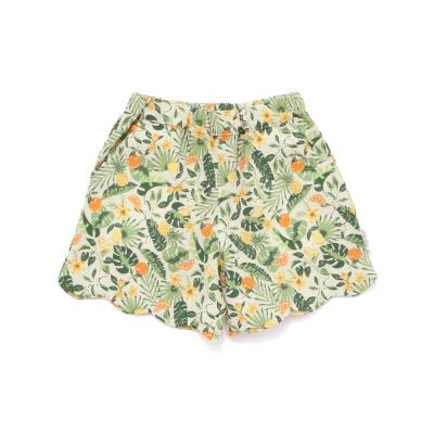【お揃い/接触冷感】ドットフルーツボタニカル柄ショートパンツ(90~130cm)