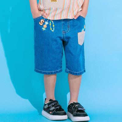 【接触冷感】キーチェーン刺しゅう5分丈パンツ(80~130cm)