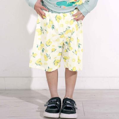 【お揃い】はたらくくるまうみのいきものフルーツ総柄パンツ型スイムウェア(90~130cm)