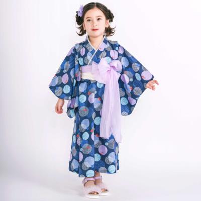 お揃い】カンタン着付けプルオーバー浴衣+帯2種類 3点セット(90