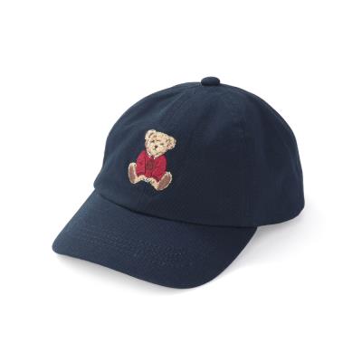 入手困難レア品☆フランシュリッペ　わたげくま　ベレー帽 デニムツイルアニマルクマ刺しゅうキャップ(52~54cm)(S(52cm